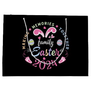 Making memories together Easter family 2024 Large Gift Bag