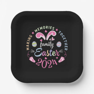 Making memories together Easter family 2024 Paper Plate