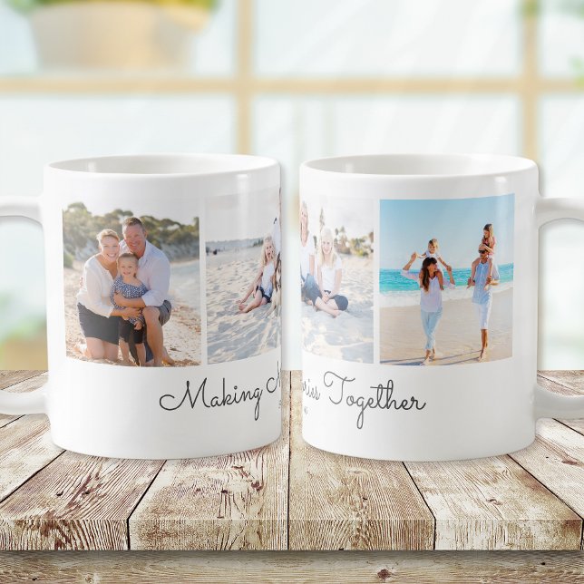 Making Memories Together Photo Collage Keepsake Coffee Mug (Creator Uploaded)