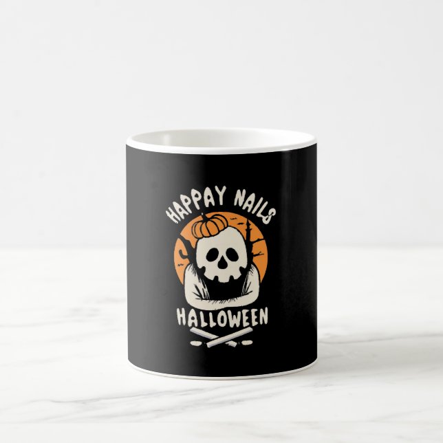 Making Nails Bootiful Halloween  Coffee Mug (Center)