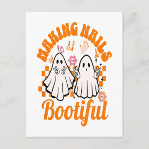 making nails bootiful halloween enclosure card