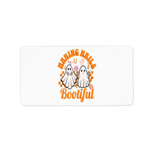 making nails bootiful halloween label