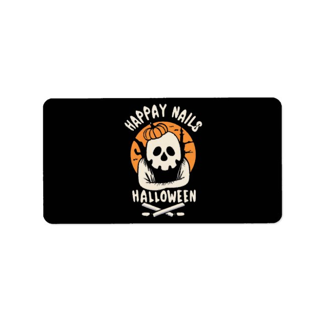 Making Nails Bootiful Halloween  Label (Front)