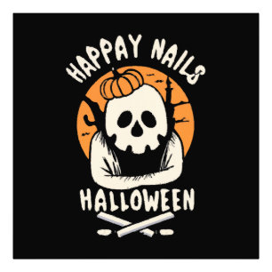 Making Nails Bootiful Halloween Photo Print