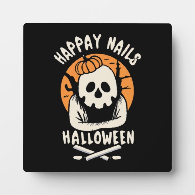 Making Nails Bootiful Halloween  Plaque (Front)