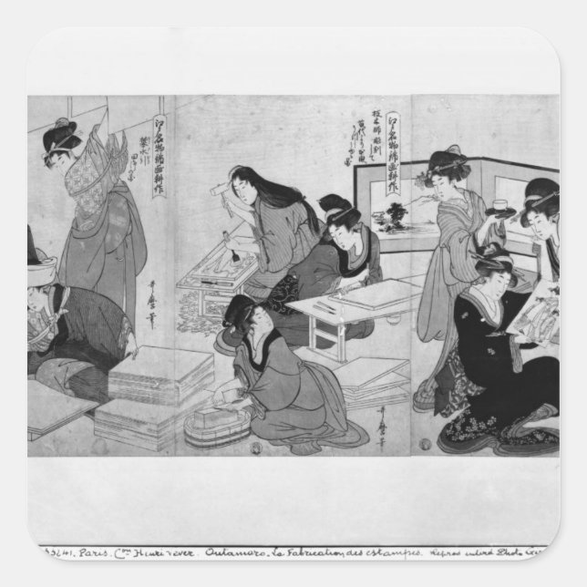 Making prints square sticker (Front)