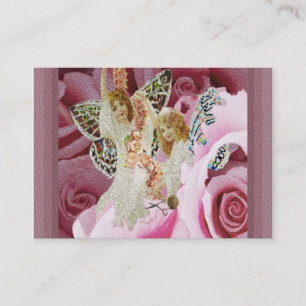 Making Rose Necklaces Business Card