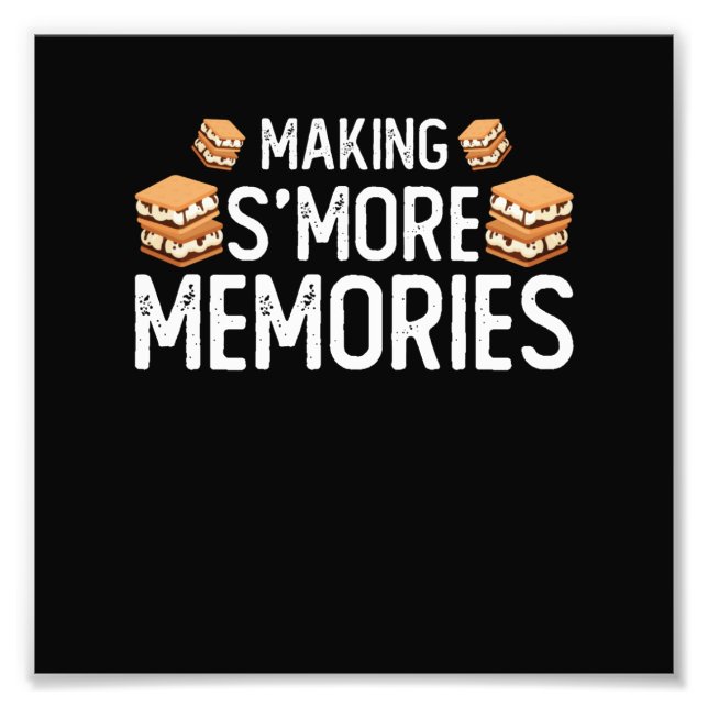 Making Smore Memories Photo Print (Front)