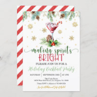 Making Spirits Bright Christmas Party (Border)