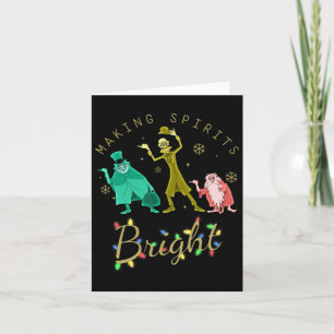 Making Spirits Bright Christmas Retro Groovy Chris Card