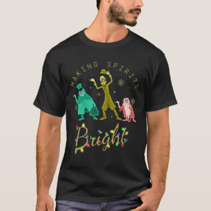 Making Spirits Bright Christmas Retro Groovy Chris T-Shirt