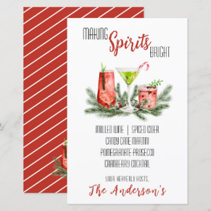Making Spirits Bright Holiday Cocktail Party Menu