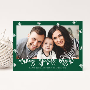 Making Spirits Bright Holiday Photo Card