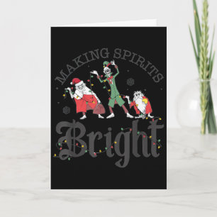 Making Srits Bright Christmas Haunted Ghosts  Card