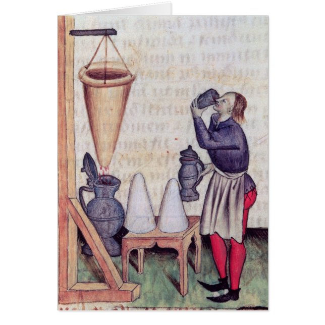 Making sugar syrup, from 'Tractatus de Herbis' (Front)