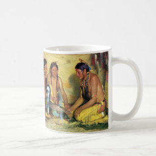 Making Sweetgrass Medicine, Blackfeet Ceremony Coffee Mug