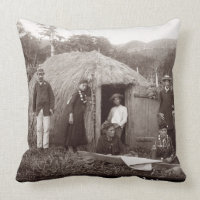 Making Tappa, a native cloth, c.1875 (sepia photo)