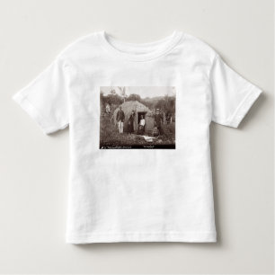 Making Tappa, a native cloth, c.1875 (sepia photo) Toddler T-Shirt