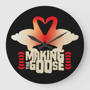MAKING THE GOOSE BY MASANSER PIXELAT LARGE CLOCK