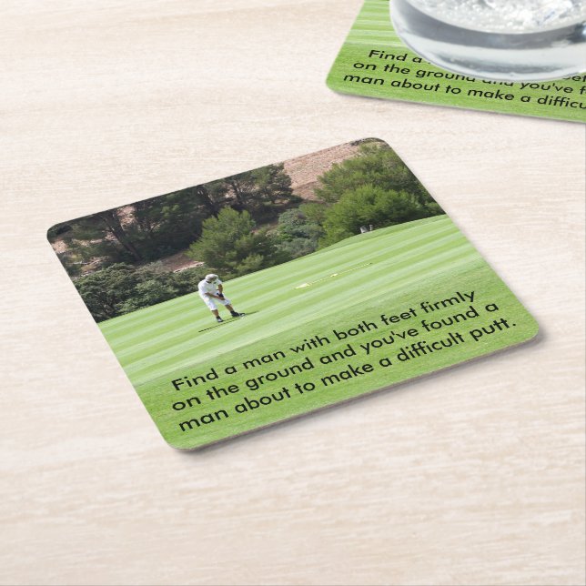 Making the Putt Square Paper Coaster (Angled)