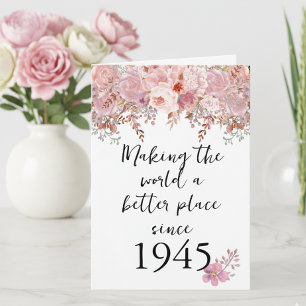 Making the World a Better Place 1945 80th Card