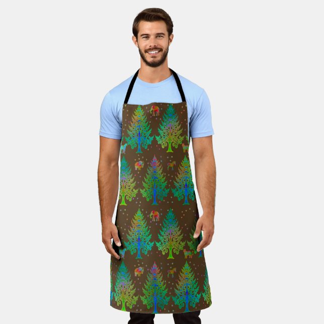 Making Tracks in Mud Apron (Worn)
