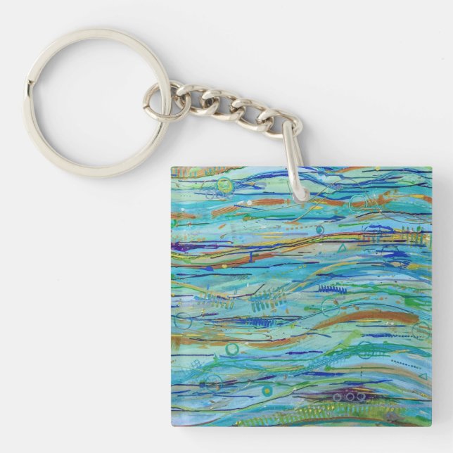 Making Waves Keychain (Front)