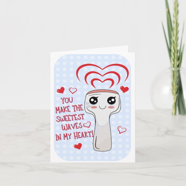 Making Waves Love Sonography Probe Card (Front)