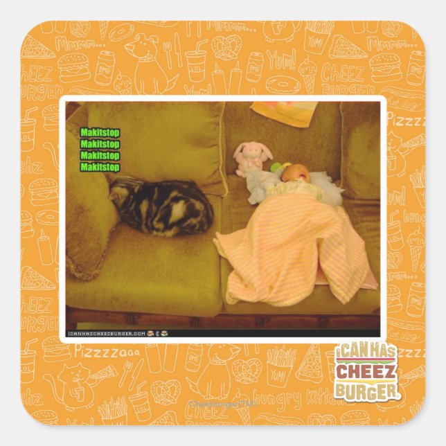 Makitstop Square Sticker (Front)