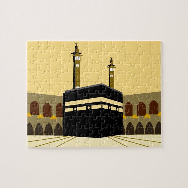 Makkah al-Mukarramah Kaaba Islamic Muslim Jigsaw Puzzle (Horizontal)