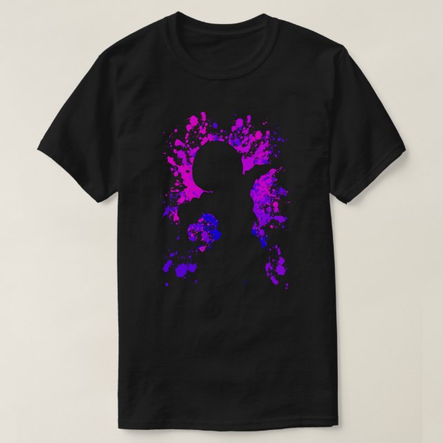 Mako Paint Splatter Anime Manga Shirt (Design Front)