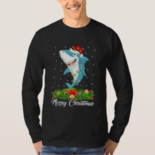 Mako Shark Lover Matching Santa Hat Mako Shark Chr T-Shirt