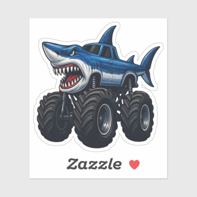 Mako Shark Monster Truck (Sheet)