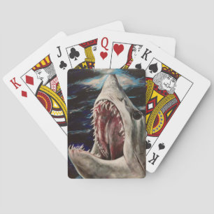 Mako Shark Painting Playing Cards