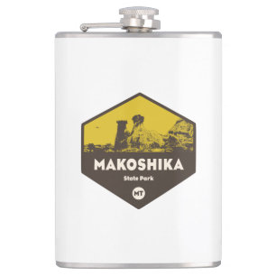 Makoshika State Park, Montana Hip Flask