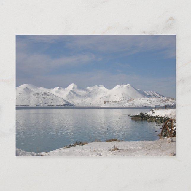 Makushin Mountains in Winter Postcard (Front)