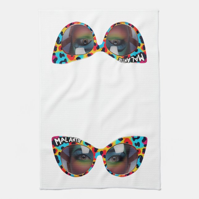 MAL ANTIE / Crazy Aunt Afrikaanse Humour Tea Towel (Vertical)