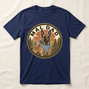 Mal Dad Tee Belgian Malinois Maligator Gift