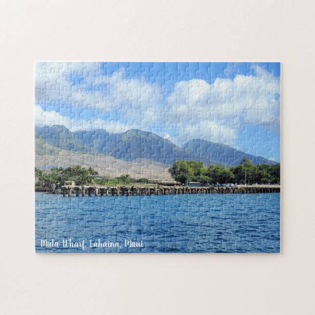 Mala Wharf in Lahaina Maui Jigsaw Puzzle (Horizontal)