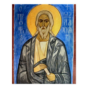 Malachi Orthodox Christian Icon Poster