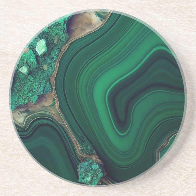 Malachite Coaster (Front)