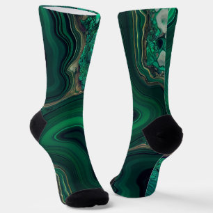 Malachite Cu6CO3(OH)2 Socks