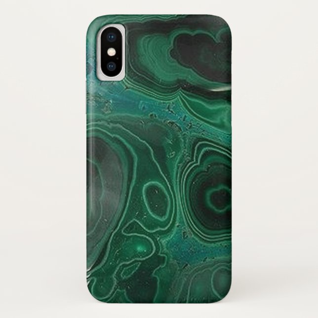 Malachite Geode Case-Mate iPhone Case (Back)