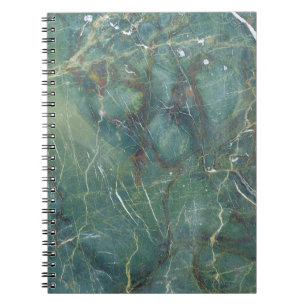 Malachite Green Marble Detailed Texture Notebook
