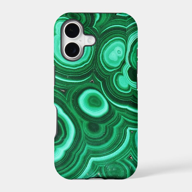 Malachite Pattern iPhone Case (Back)