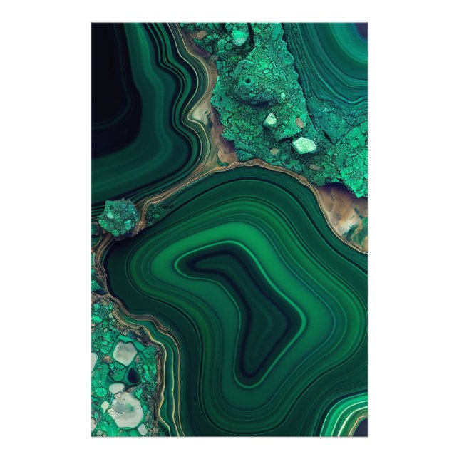 Malachite Photo Print (Front)