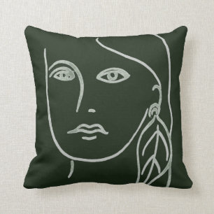Malachite Portrait Cushion