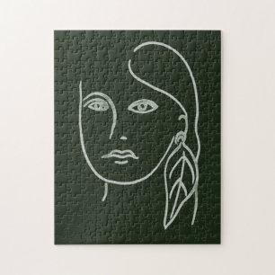 Malachite Portrait Jigsaw Puzzle