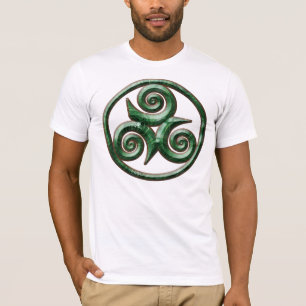 Malachite Triskel T-Shirt