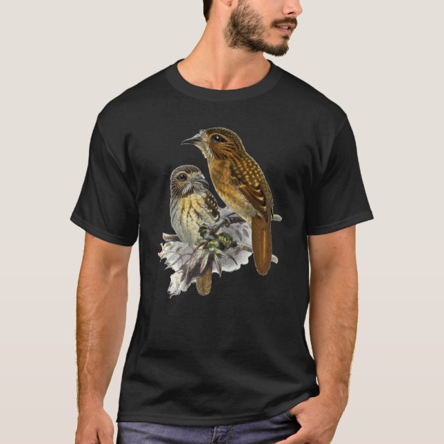 Malacoptila Puff Bird Watch T-Shirt (Front)